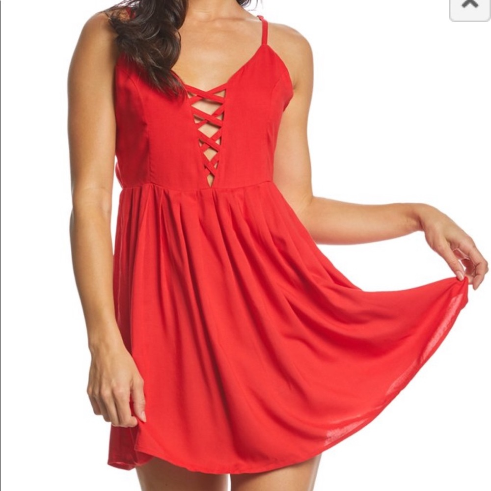 Volcom XS cross paths dress